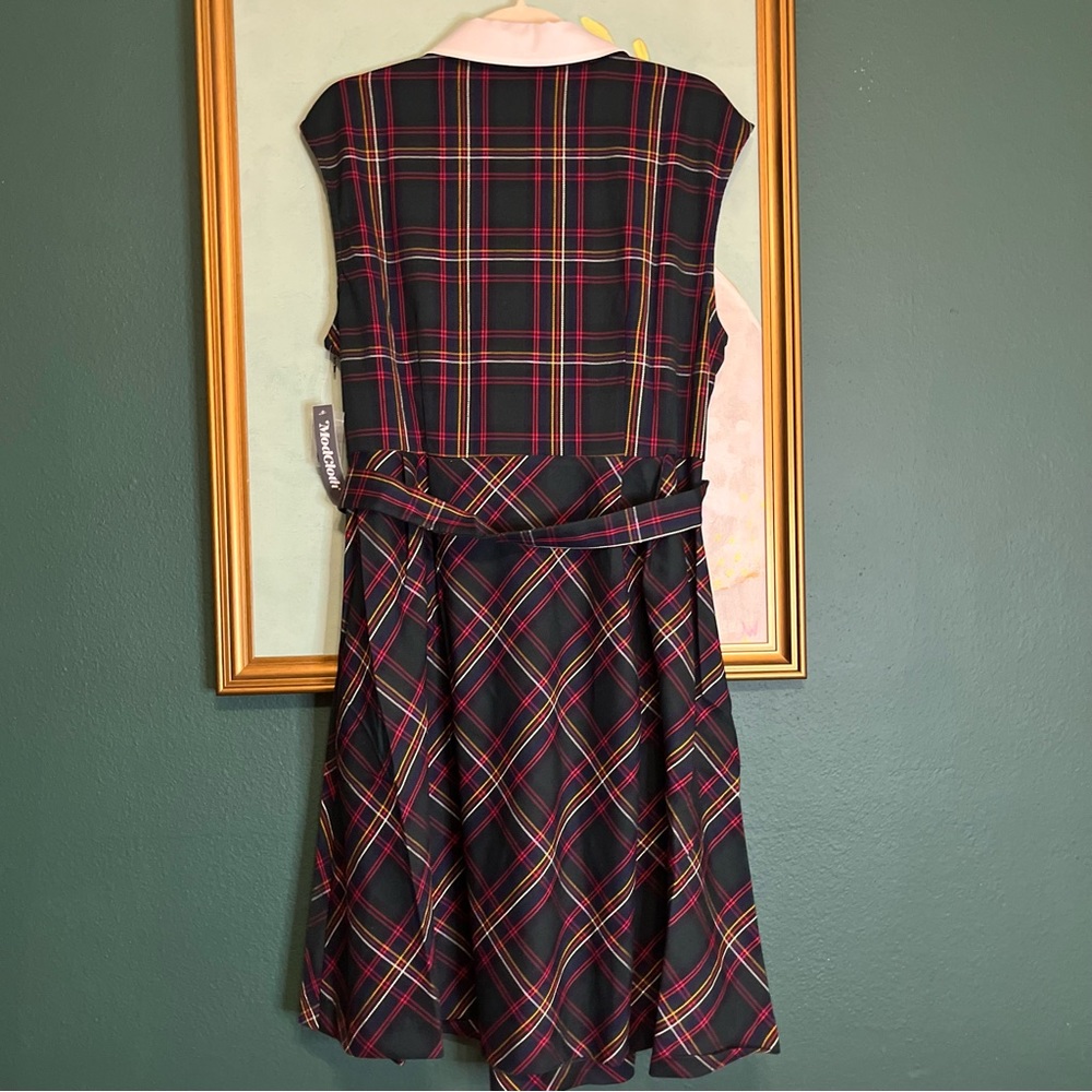 ModCloth Prep School Posh Fit And Flare Dress Sz 16 - Picture 8 of 12
